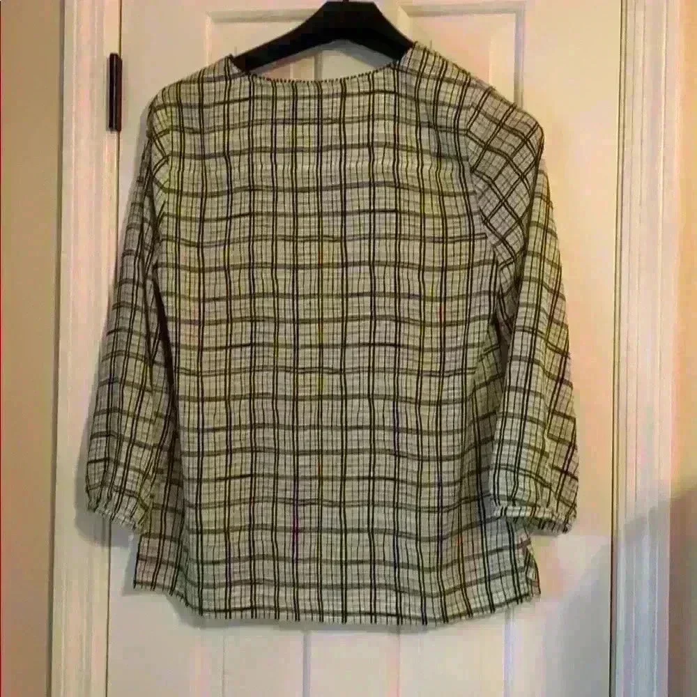 JCrew Blouse with cute trim